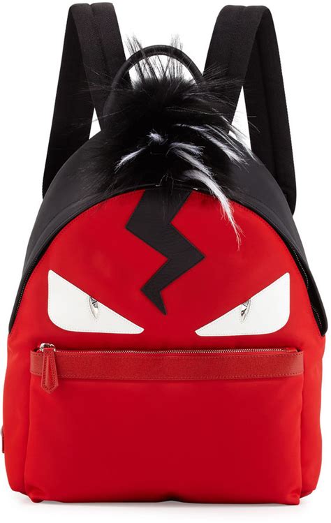 fendi monster backpack neiman marcus